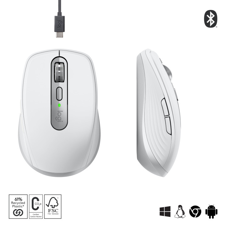 Logitech 910-006930 souris Bureau Droitier RF sans fil + Bluetooth Laser 8000 DPI