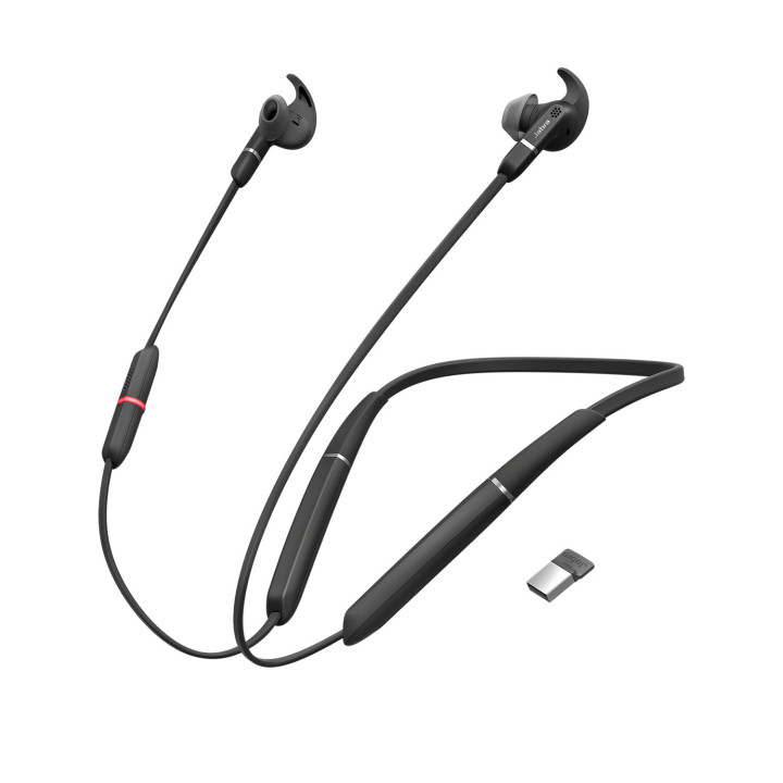 Jabra Evolve 65e Casque Sans fil Minerve Bureau/Centre d'appels Micro-USB Bluetooth Noir