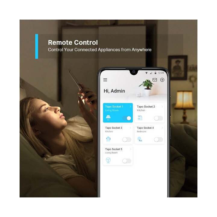 Tapo P100 Prise intelligente Blanc 2990 W