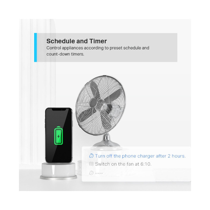 Tapo P100 Prise intelligente Blanc 2990 W