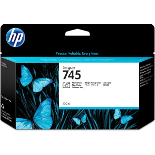 HP Cartouche d'encre DesignJet 745 noir photo, 130 ml