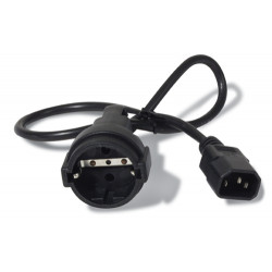 APC , Power Cord, C14 to CEE 7/7 Schuko, 0.6m
