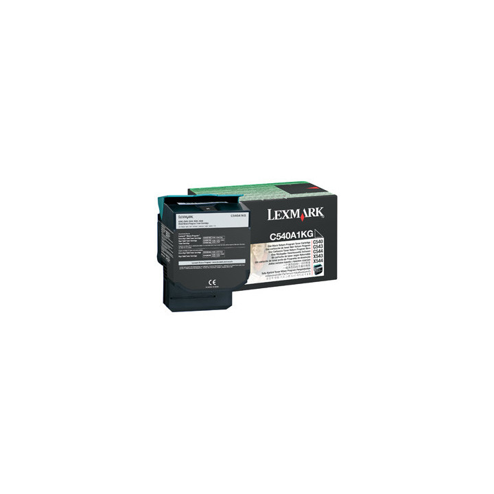 Lexmark C54x, X54x Black Return Programme (1K) toner cartridge Original