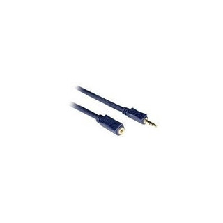 C2G 5m Velocity 3.5mm Stereo Audio Extension Cable M/F câble audio 3,5mm Noir