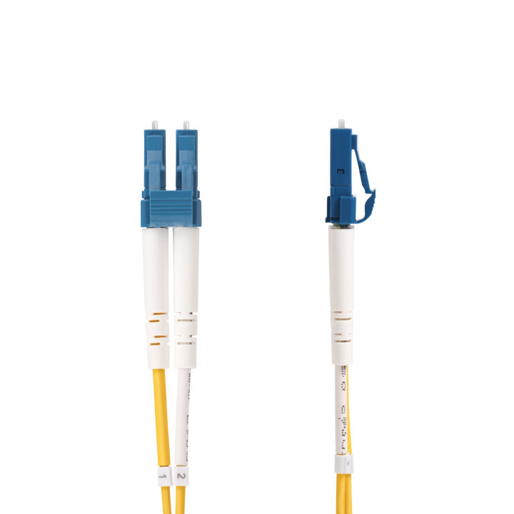 StarTech.com Câble Fibre Optique de 30m Duplex Monomode LC vers SC(UPC) OS2, 9/125µm, 100G, Cordon Fibre Optique, Insensible 