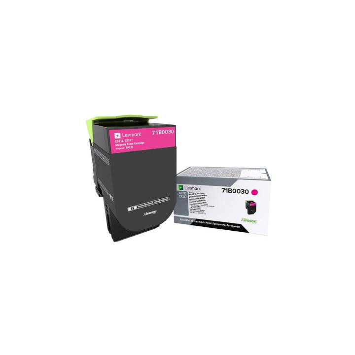 Lexmark 71B0030 toner cartridge 1 pc(s) Original Magenta