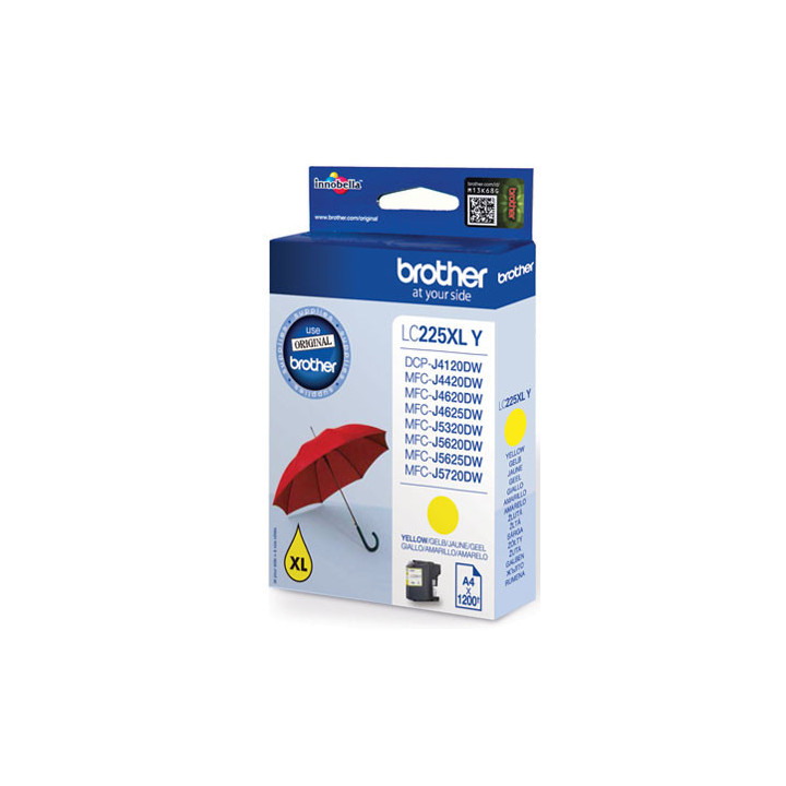 Brother LC225XLY - Cartouche d'encre originale - Jaune
