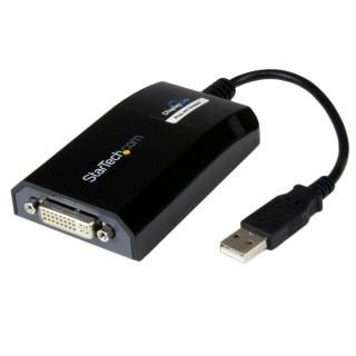 StarTech.com Adaptateur USB vers DVI - 1920x1200 - Carte Graphique et Vidéo Externe - Câble Adaptateur d'Écran Double - Comp