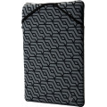 HP Housse de protection réversible noire à motif géométrique 14