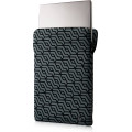 HP Housse de protection réversible noire à motif géométrique 14
