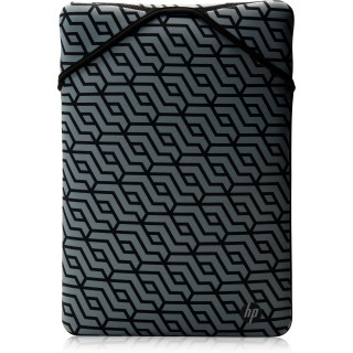 HP Housse de protection réversible noire à motif géométrique 14