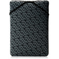 HP Housse de protection réversible noire à motif géométrique 14