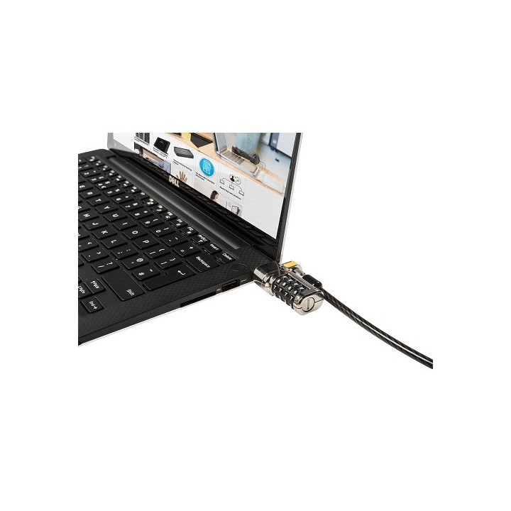 DELL 461-AAEU câble antivol Noir, Acier inoxydable 1,8 m