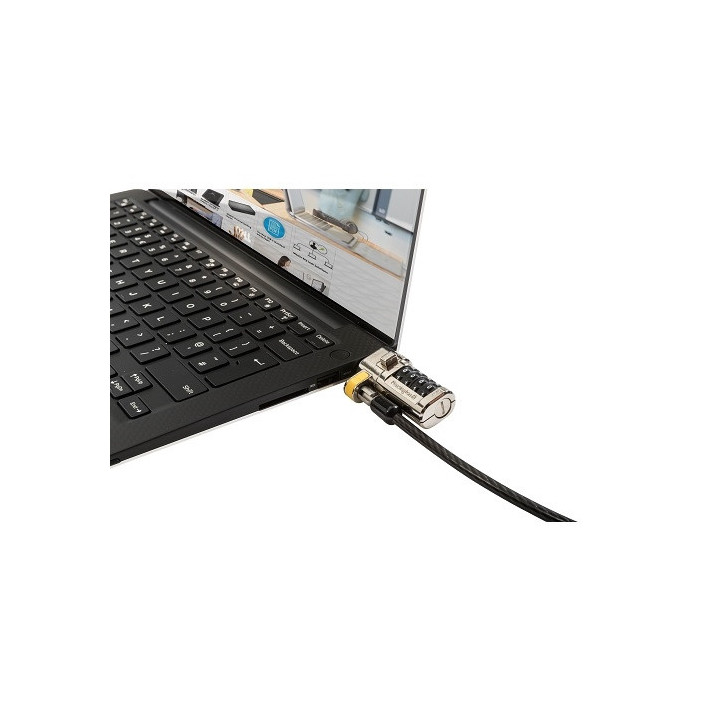 DELL 461-AAEU câble antivol Noir, Acier inoxydable 1,8 m