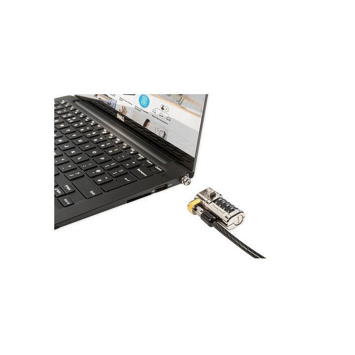 DELL 461-AAEU câble antivol Noir, Acier inoxydable 1,8 m