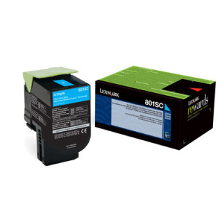 Lexmark 802SC toner cartridge 1 pc(s) Original Cyan