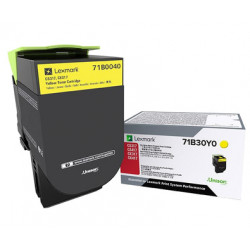 Lexmark 71B0040 toner cartridge 1 pc(s) Original Yellow