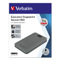 Verbatim 53652 disque dur externe 1 To 5400 tr/min 2.5" USB Type-C 3.2 Gen 1 (3.1 Gen 1) Gris