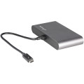 StarTech.com Mini Station d'Accueil Thunderbolt 3 - Dock Portable pour Deux Écrans avec DP 4K 60Hz, 1x hub USB-A (USB 3.0/5 Gb