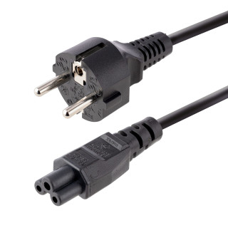 StarTech.com Câble d'Alimentation pour Ordinateur Portable de 3m - Prise EU vers Connecteur C5, 2,5A 250V - Cordon d'Alimentat