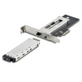 StarTech.com Adaptateur SSD M.2 NVMe vers PCIe x4 avec Plateau Amovible pour Slot d'Extension PCI Express, Carte Adaptateur PCI