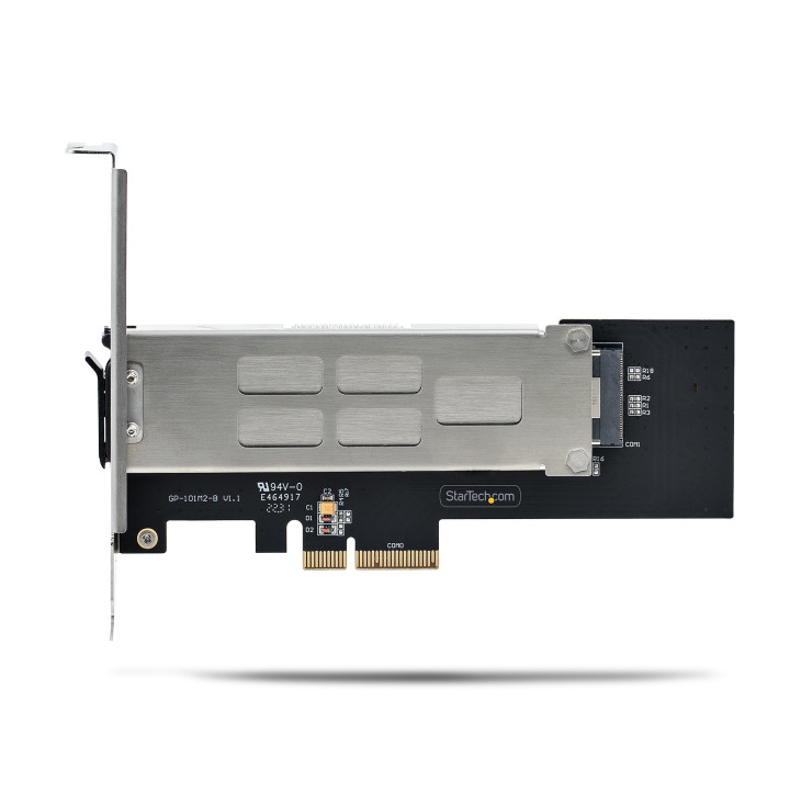 StarTech.com Adaptateur SSD M.2 NVMe vers PCIe x4 avec Plateau Amovible pour Slot d'Extension PCI Express, Carte Adaptateur PCI
