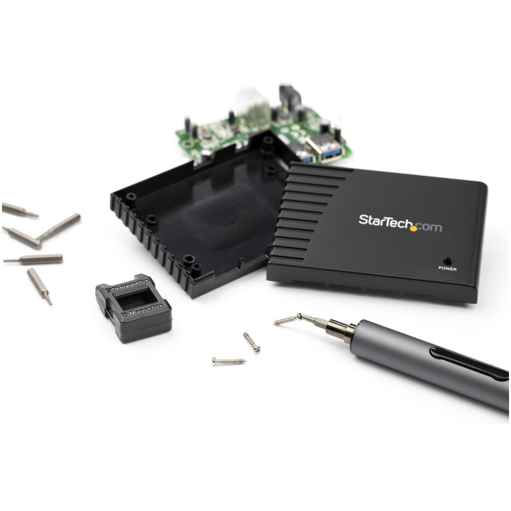 StarTech.com Tournevis de Précision Électrique - 20 Embouts - Mini Tournevis Magnétique sans Fil - Réparation Électronique