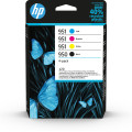 HP 950 Pack de 4 cartouches d'encre noire/951 Pack de 4 cartouches d'encre cyan/magenta/jaune authentiques