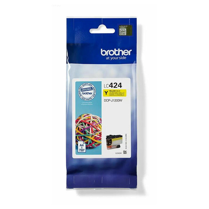 Brother LC424Y - Cartouche d'encre transparente - jaune