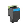 Lexmark 80C0H20 toner cartridge 1 pc(s) Original Cyan