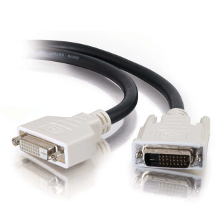 C2G 2m DVI-D Dual Cable câble DVI Noir