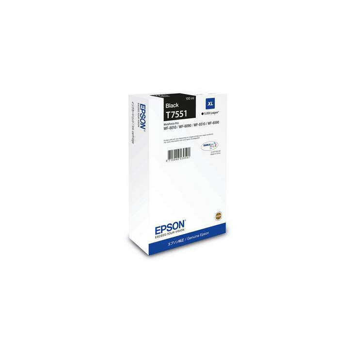 Epson C13T75514N cartouche d'encre 1 pièce(s) Original Rendement élevé (XL) Noir