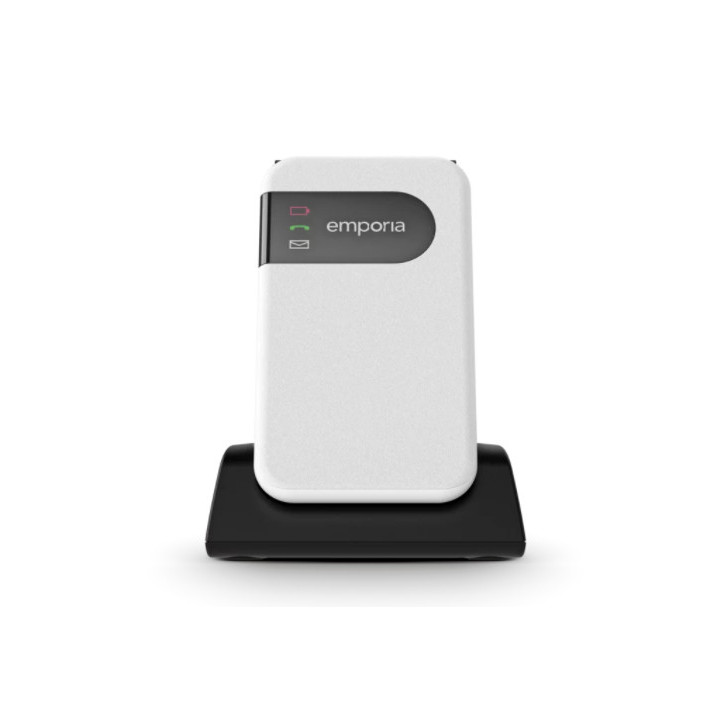 Emporia SIMPLICITYglam.4G 7,11 cm (2.8") 106 g Noir, Blanc Téléphone pour seniors