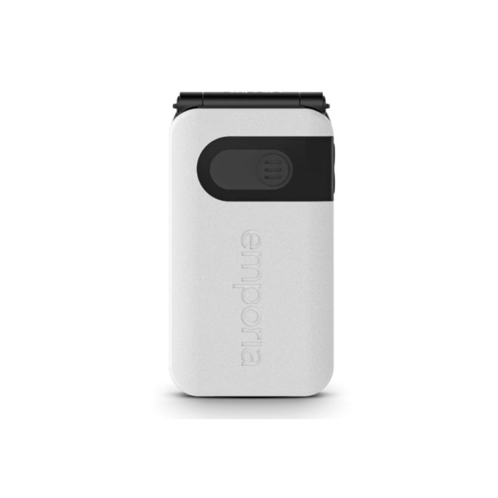 Emporia SIMPLICITYglam.4G 7,11 cm (2.8") 106 g Noir, Blanc Téléphone pour seniors