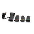 C2G Boucle d’adaptateurs 4K HDMI® universelle avec code couleur Mini DisplayPort™, DisplayPort, USB-C® et VGA