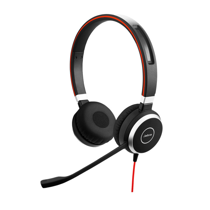 Jabra Evolve 40 Casque Avec fil Arceau Bureau/Centre d'appels USB Type-C Bluetooth Noir