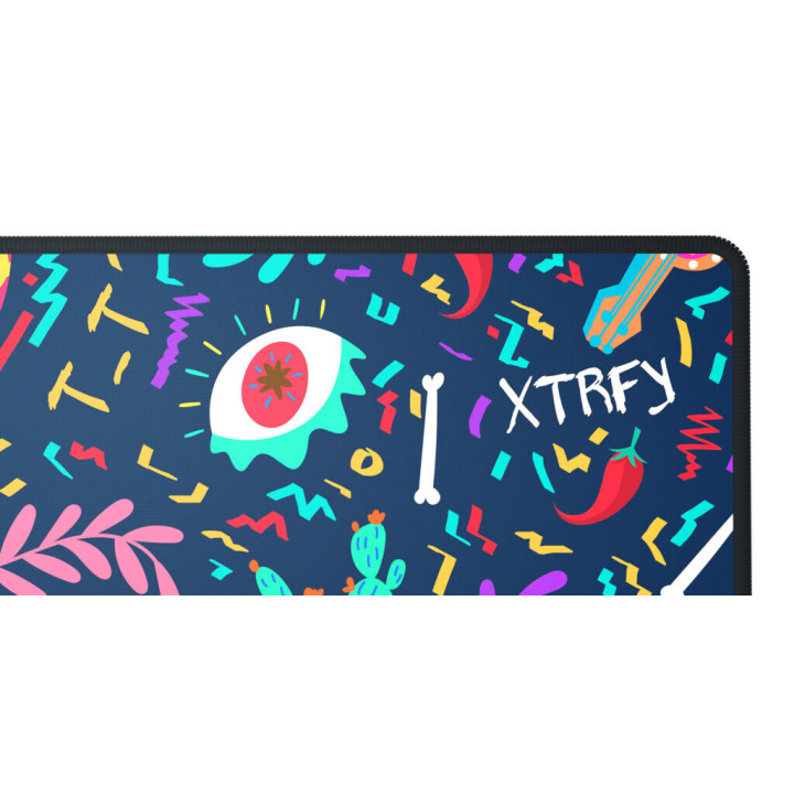 CHERRY XTRFY GP5-XL-FIESTA tapis de souris Tapis de souris de jeu Multicolore