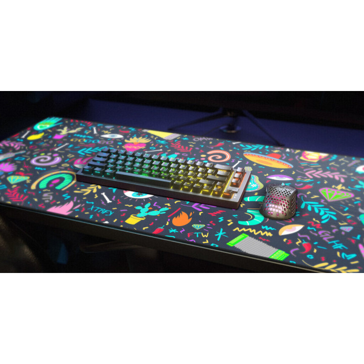 CHERRY XTRFY GP5-XL-FIESTA tapis de souris Tapis de souris de jeu Multicolore