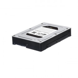 StarTech.com 25SATSAS35HD Obturateur de baie de lecteur 8,89 cm (3.5") Panneau de support Noir, Argent