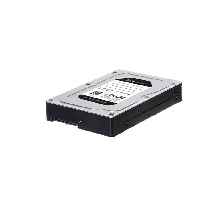 StarTech.com 25SATSAS35HD Obturateur de baie de lecteur 8,89 cm (3.5") Panneau de support Noir, Argent