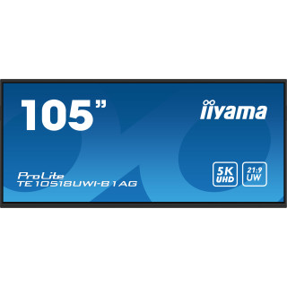 iiyama TE10518UWI-B1AG Écran d'affichage dynamique Carte A numérique 2,67 m (105") LED Wifi 450 cd/m² 5K Ultra HD Noir Écra