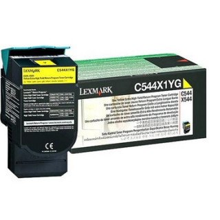 Lexmark C544, X544 Yellow Extra High Yield Return Programme (4K) toner cartridge Original