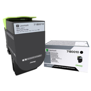 Lexmark 71B0010 toner cartridge 1 pc(s) Original Black