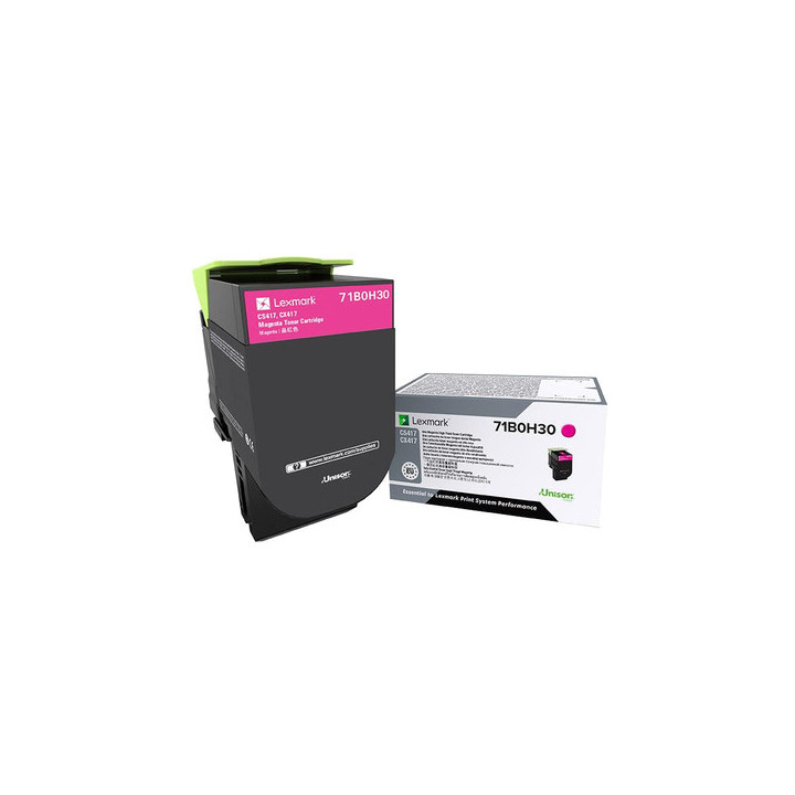 Lexmark 71B0H30 toner cartridge 1 pc(s) Original Magenta