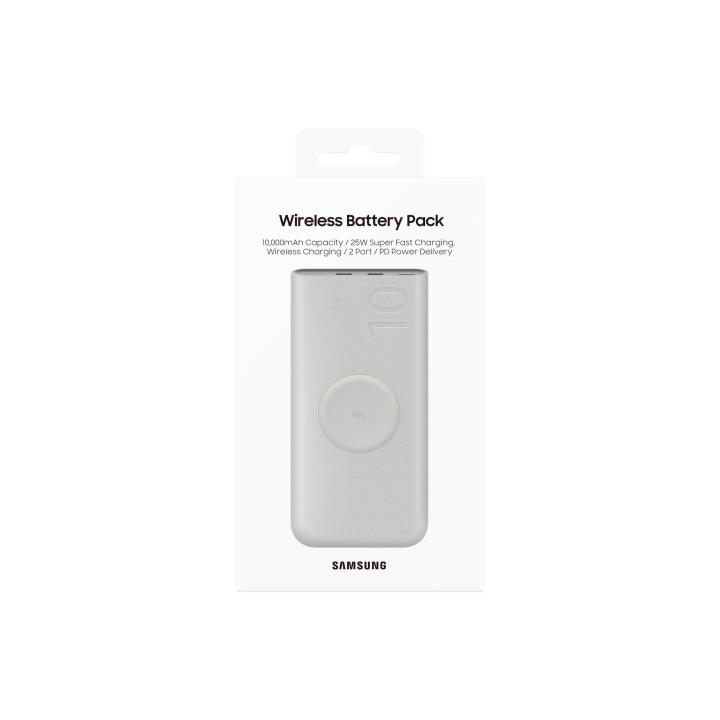 Samsung EB-U2510XUEGEU banque d'alimentation électrique 10000 mAh Recharge sans fil Beige