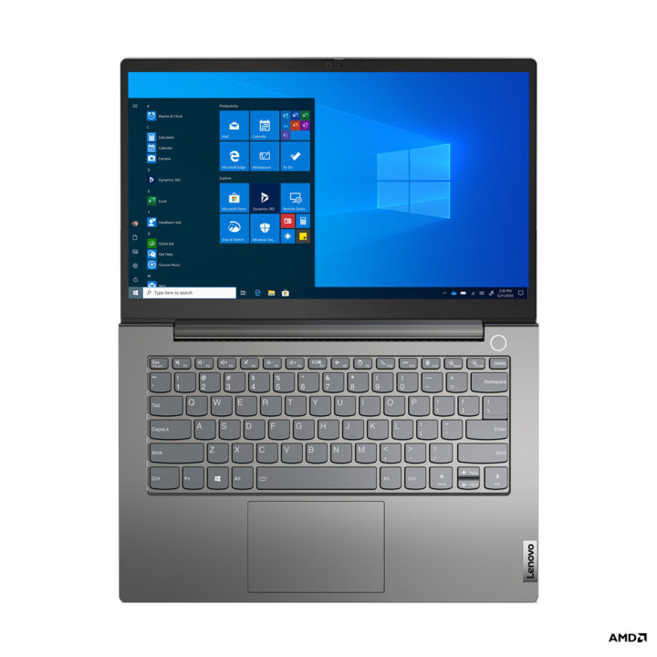 Lenovo ThinkBook 14 G2 ARE AMD Ryzen™ 3 4300U Ordinateur portable 35,6 cm (14") Full HD 8 Go DDR4-SDRAM 256 Go SSD Wi-Fi 6 (8