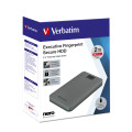 Verbatim 53653 disque dur externe 2 To 5400 tr/min 2.5" USB Type-C 3.2 Gen 1 (3.1 Gen 1) Gris