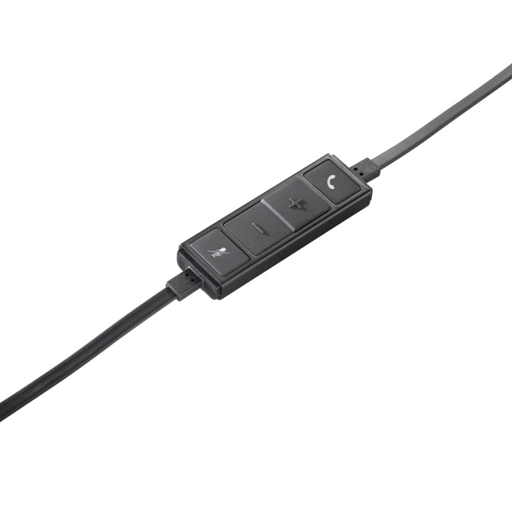 Logitech 981-000514 écouteur/casque Avec fil Arceau Bureau/Centre d'appels USB Type-A Noir, Argent
