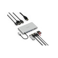 Kensington UH1440P Station d’accueil mobile USB-C 5 Gbits/s sans pilote avec double sortie vidéo – DP/HDMI/VGA