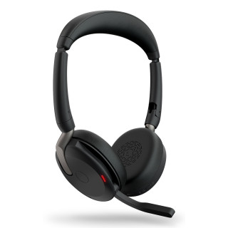 Jabra Evolve2 65 Flex Casque Avec fil &sans fil Arceau Bureau/Centre d'appels Bluetooth Noir